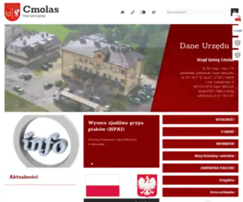Cmolas.pl(Gmina Cmolas) Screenshot
