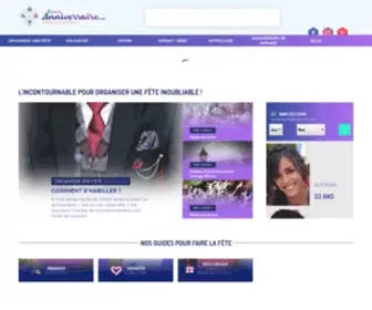 Cmonanniversaire.com(Simplifiez-vous l'anniversaire) Screenshot