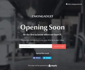 Cmongadget.com(CMONGADGET) Screenshot