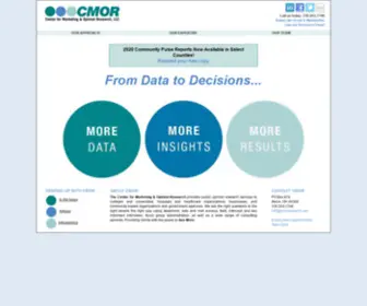 Cmoresearch.com(Center for Marketing and Opinion Research) Screenshot