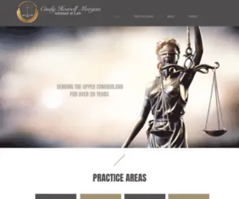 Cmorganatty.com(Cindy Howell Morgan Attorney at Law) Screenshot