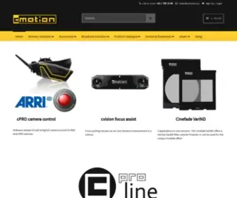 Cmotion.eu(Home page) Screenshot