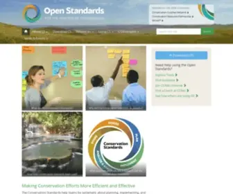 CMP-Openstandards.org(The Open Standards for the Practice of Conservation) Screenshot