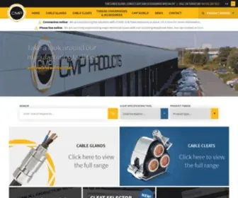 CMP-Products.com(Specialists in Cable Glands & Cable Cleats) Screenshot