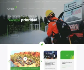 CMPC.com(Desde una empresa del fin del mundo… a una empresa del mundo) Screenshot