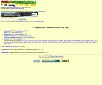 CMPCMM.com(Computer and Communication Entry Page) Screenshot