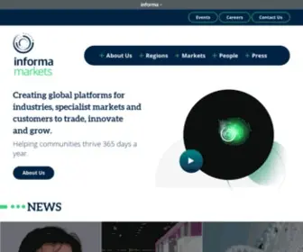 Cmpinformation.com(Informa Markets) Screenshot