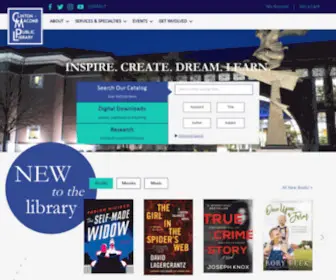 CMPL.org(Clinton-Macomb Public Library) Screenshot