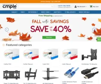CMple.com(Shop Cables) Screenshot