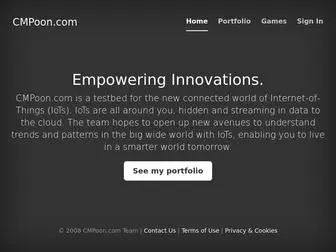 Cmpoon.com(A platform for innovation) Screenshot