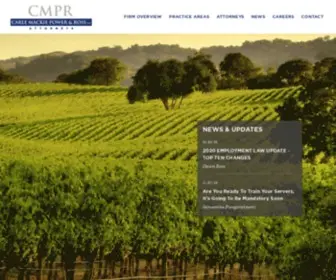 CMPrlaw.com(Carle Mackie Power & Ross Ltd) Screenshot