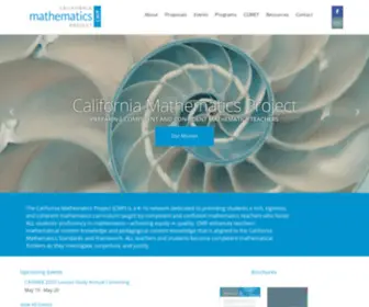 CMpso.org(California Mathematics Project) Screenshot