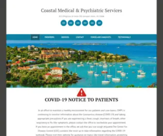 CMPsva.com(Coastal Medical and Psychiatric Services Inc. Our Mission) Screenshot