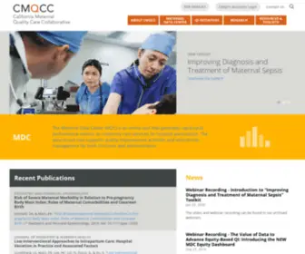 CMQCC.org(California Maternal Quality Care Collaborative) Screenshot