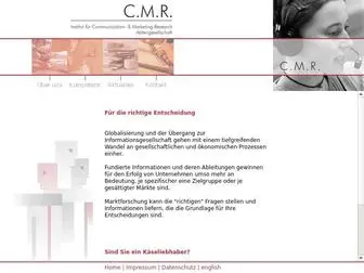 CMR.de(Institut für Communication & Marketing) Screenshot