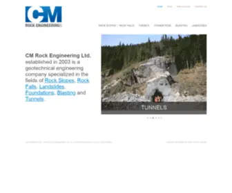 Cmrockeng.com(CM Rock Engineering Ltd) Screenshot