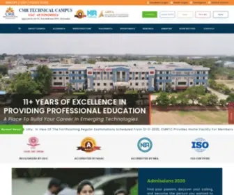 CMRTC.ac.in(CMR Technical Campus) Screenshot