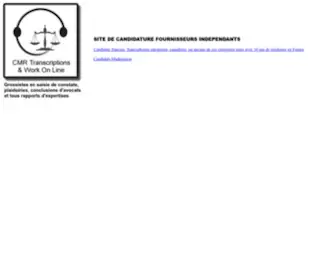 CMRtranscriptions.com(CMRtranscriptions) Screenshot