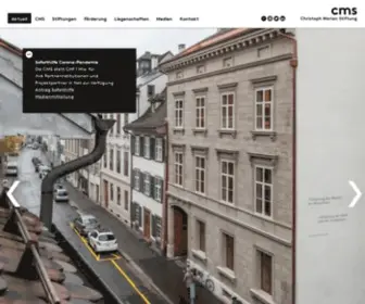 CMS-Basel.ch(Christoph Merian Stiftung) Screenshot