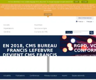 CMS-BFL.com(Cabinet d'avocats international) Screenshot