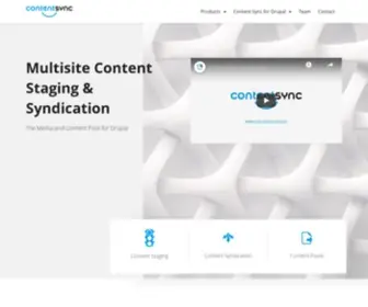 CMS-Content-SYNC.io(Multisite Media & Content Staging & Syndication) Screenshot