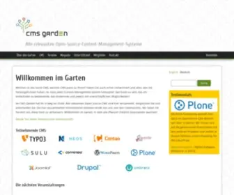 CMS-Garden.org(Willkommen im Garten) Screenshot