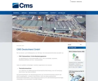 CMS-Maschinen.de(CMS CNC Maschinen und Bearbeitungszentren) Screenshot