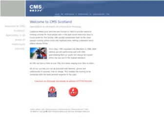 CMS-Scotland.co.uk(Caledonia Motorcycle Services) Screenshot