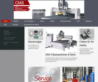 CMS-Walle.de(CNC Maschinen Service & Handel) Screenshot