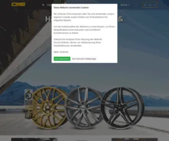 CMS-Wheels.com(Start der Seite) Screenshot