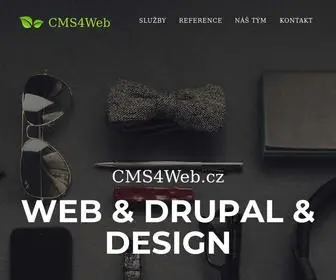CMS4Web.cz(Drupal development with strong customer focus) Screenshot