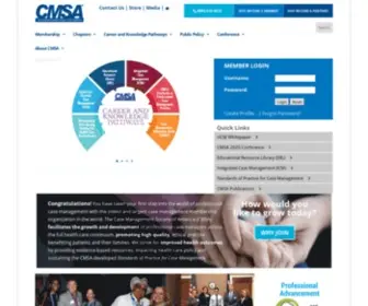Cmsa.org(CMSA Home) Screenshot