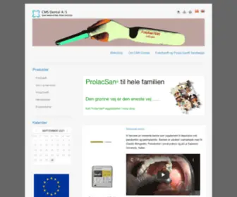 CMsdental.dk(CMS Dental) Screenshot