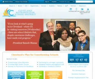 CMSdnet.net(Cleveland Metropolitan School District) Screenshot