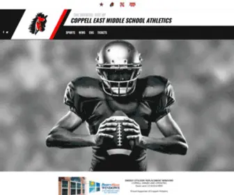 Cmseastathletics.net(Coppell East Middle School (Coppell) Screenshot