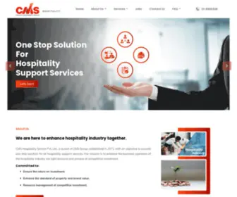 CMshospitality.com.np(CMS Hospitality Service Pvt) Screenshot