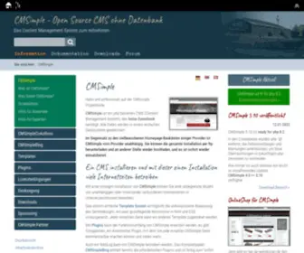 Cmsimple.org(Open Source CMS ohne Datenbank) Screenshot