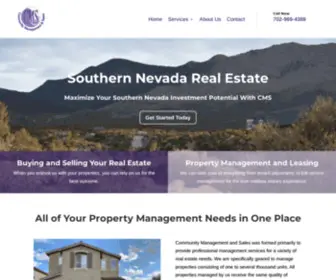 CMSLV.com(Las Vegas Property Management) Screenshot
