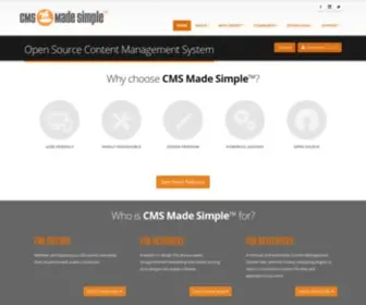 CMsmadesimple.org(Open Source Content Management System) Screenshot