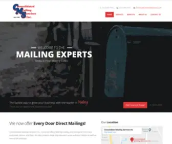 CMsmailservices.com(Consolidated Mailing Services) Screenshot