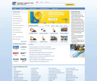 Cmsou.com(Construction Machinery Online Construction Equipment Heavy Equipment) Screenshot