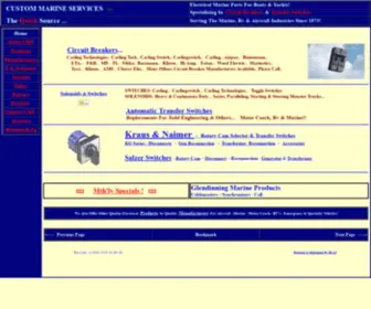 CMsquick.com(Custom Marine Services) Screenshot