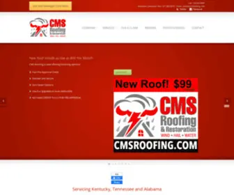 CMsroofing.com(Roofing Company) Screenshot