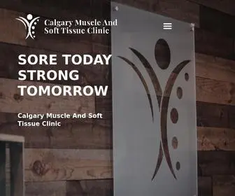 CMSTC.ca(Calgary Muscle and Soft Tissue Clinic) Screenshot