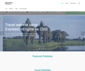CMswebsiteshowcase.com(Cms Website Showcase for web designers to show off websites) Screenshot