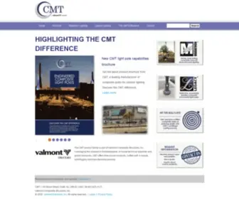 CMT-Poles.com(CMT composite light poles) Screenshot