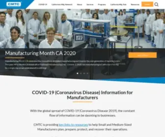 CMTC.com(California Manufacturing Technology Consulting (CMTC)) Screenshot