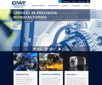 CMTH.com(Precision CNC Machining) Screenshot