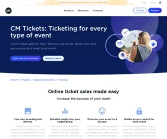 Cmtickets.com(Selling tickets) Screenshot