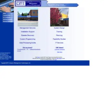 Cmtonline.com(Computer Management Technologies) Screenshot